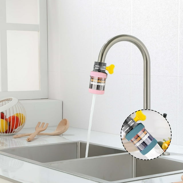 Birdeem Faucet Water Filter,Kitchen Tap Water Purifier with Leak Proof Technology,Universal Fit Easy Installation,Plastic Household Drinking Water Filter for Clean Water