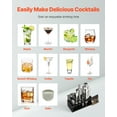 thumbnail image 4 of VEVOR Cocktail Shaker Set 13 Pcs Bar Tool Set Stainless Steel Bartender Kit Silver, 4 of 9