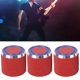 thumbnail image 4 of Perilla de Control de guitarra eléctrica, Accesorios para Instrumentos Musicales de bajo de Metal rojo, 6mm, 3 uds., 4 of 8