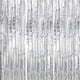 thumbnail image 1 of Cortinas de malla plateadas DECOCKRAT con estampado de flecos, 3 x 1 x 2,5 m, 1 of 6