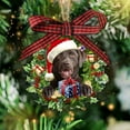 thumbnail image 2 of Labrador Christmas Ornament – Holiday Dog Memorial Gift & Wooden Xmas Tree Hanging Décor, 2 of 3