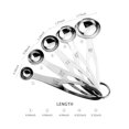 thumbnail image 1 of Zootealy 5PCS Measuring Spoons Set for Dry and Liquid Ingredients Baking Utensils Stainless Steel Heat-Resistant Cookware Set Kitchen Gadgets, 1 of 7