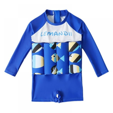 

BESLY Kids Baby Float Suit Toddler Floating Swimsuit Buoyancy Sticks Vest Training Aid Swimwear For Girls Boys
