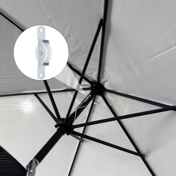 WEUVEB Outdoor Umbrella Repair Kit with Sliding Pulley Replacement Parts for Patio Parasol and Garden Umbrellas