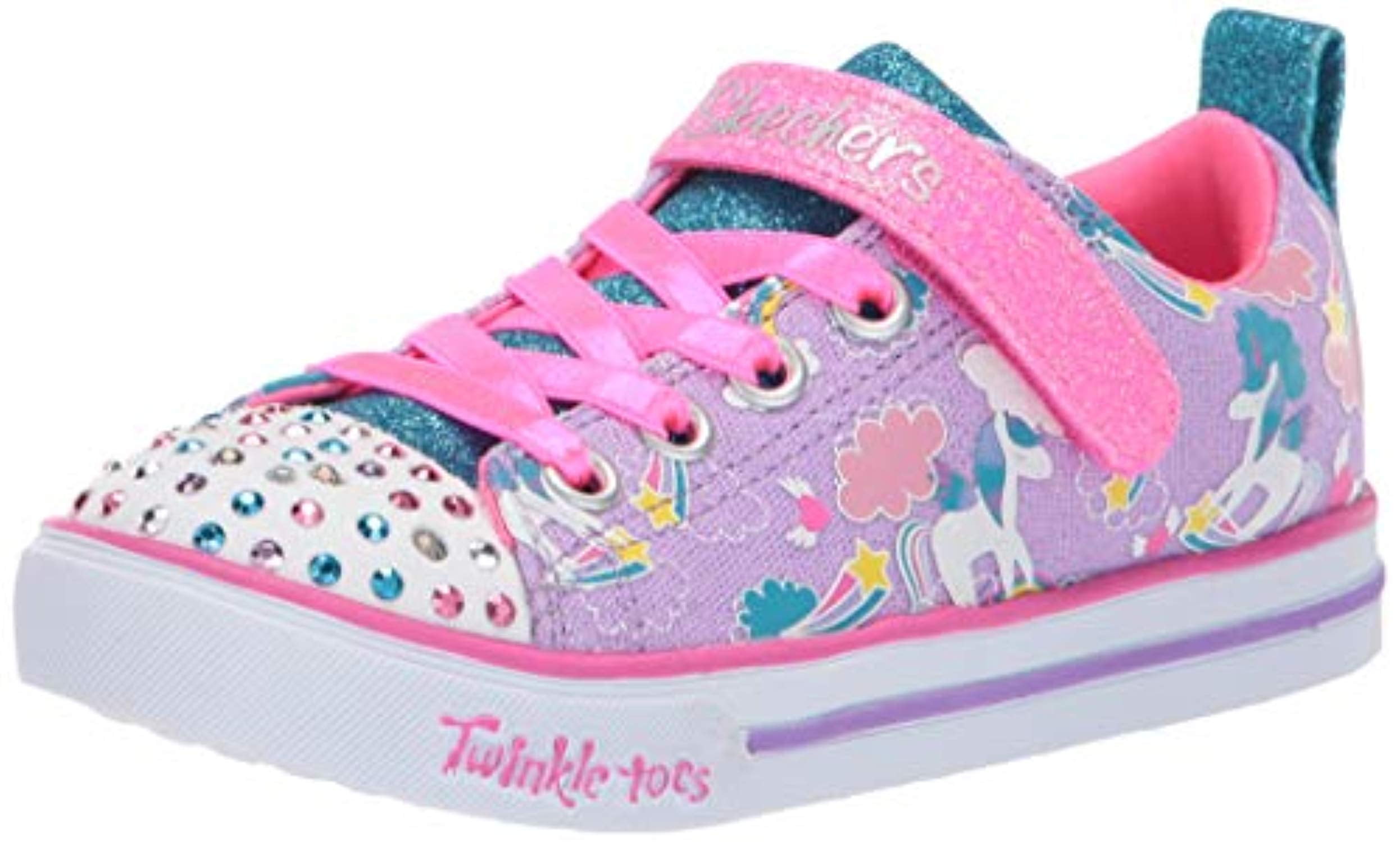 Skechers - Girls' Skechers Twinkle Toes Sparkle Lite Sparkle Friends ...