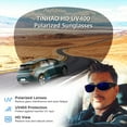 thumbnail image 3 of TINHAO Sunglasses Fit Over Glasses for Men Women, Wrap Around Sunglasses Polarized 100% UV Protection Driving, 3 of 7