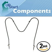 2-Pack Replacement Tappan TEF351EWA Bake Element - Compatible Tappan 316075104 Oven Heating Element