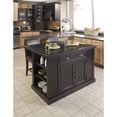 thumbnail image 2 of Homestyles Nantucket Wood Kitchen Island in Black, 2 of 23