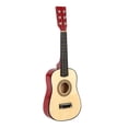 thumbnail image 3 of Guitarra infantil, regalo de cumpleaños premium. para practicar. Compacta y portátil. Sonido claro y práctico para niños niñas. Instrumento musical. Color de la madera, 3 of 8