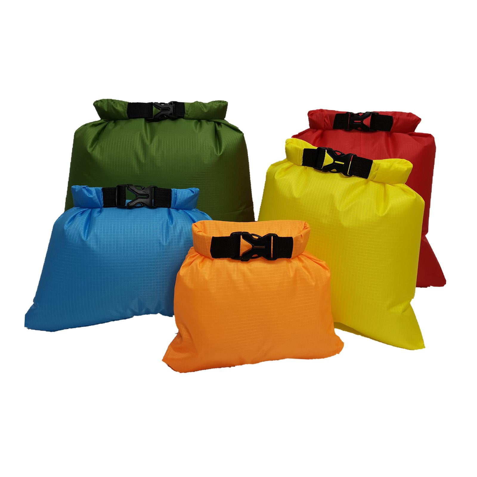 harayaa 5 Pieces Dry Bag Marine 1.5L 2.5L 3.5L 4.5L 6L Portable Multifunctional Multiple Style C