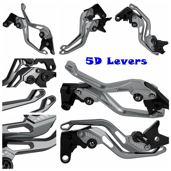 For Buell XB12 2004-2008 XB9 2003-2009 5D Brake Clutch Levers CNC Pair 2005 2006
