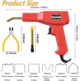 thumbnail image 2 of Plastic Welding Machine Car Bumper Repair Kit,hot Stapler kit,6Types 1050 Staples,Hot Staple Gun Plastic Welder&Flat/Outside Corner/Inside, 2 of 8