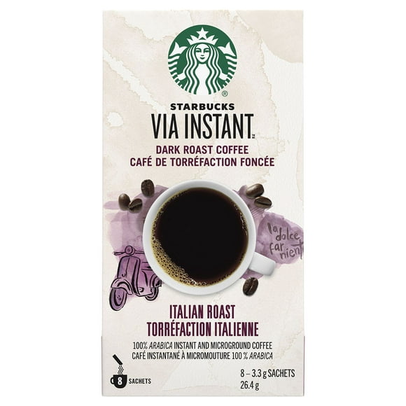 Starbucks® VIA InstantTM Italian Roast 8ct