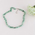 thumbnail image 2 of Natural Stone Irregular Gemstone Beaded Choker Necklace for Women Bohemian Crystal Jewelry, Green Aventurine, 2 of 7