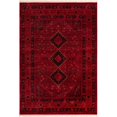 thumbnail image 1 of Unique Loom Tekke Over-Dyed Torkaman Area Rug 10' x 14' Rectangle Red/Black, 1 of 1