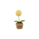 thumbnail image 2 of Ramo de Flores de Ganchillo Tejido a Mano perfecl Flores Artificiales de Ganchillo en Macetas para Adornos de Escritorio Rústicos Flor amarilla, 2 of 8