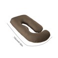 thumbnail image 2 of fsxdhpcsgfc Outdoor Pillows Body Pillow For Pregnancy U Shape Body Pillow Removable Machine Washable Side Sleep Support For Head Neck Back Belly Legs (61 Inches), 2 of 6