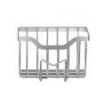 thumbnail image 1 of Stainless Steel Kitchen Sink Sponge Caddy - Adjustable Drainage Organizer for Brushes & Cleaning Tools, 1 of 6