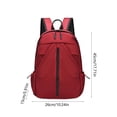 thumbnail image 3 of Large Capacity Nylon Travel Backpack with Handle, Durable Multi-Compartment Commuting Bag, Comfortable Shoulder Straps Daypack for School Work Travel Daily Use, 3 of 6