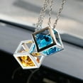 thumbnail image 6 of 1PC  Gold Rearview Mirror Pendant Car Hanging Charm Auto Interior Ornament Decoration Accessory, 6 of 6