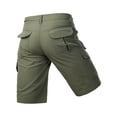 thumbnail image 4 of Dresfit Mens Cargo Shorts Baggy Big and Tall Shorts 2026 Summer Multi Pockets Work Short Pants Elastic Waist Ripstop Outdoor Carpenter Shorts Army Green, 4 of 7