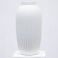 thumbnail image 4 of Better Homes & Gardens Indoor Speckled Ribbed Ceramic Vase, 16", White, 4 of 8