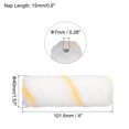 thumbnail image 2 of Pintura Rodillo Cubierta 4 Pulgadas Microfibra Cepillo 0.6" Largo Siesta para Hogar Pared Pintura Tratamiento 22Uds, 2 of 6