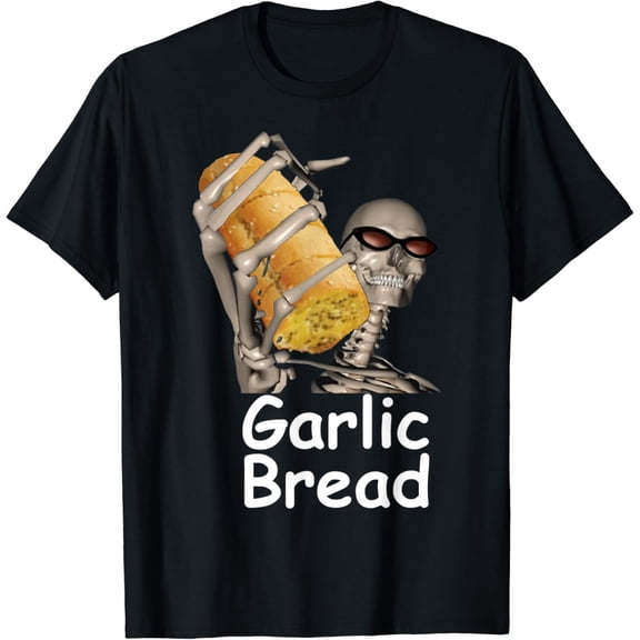 Velto Garlic Bread Skeleton Tees T-Shirt All Size S-5XL