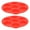 Color:Red, variant on 2Pcs 7 Hole Silicone Muffin Baking Pan Silicone Muffin Cake Tray 7 Hole Nonstick Baking Molds for Air Fryer Treats