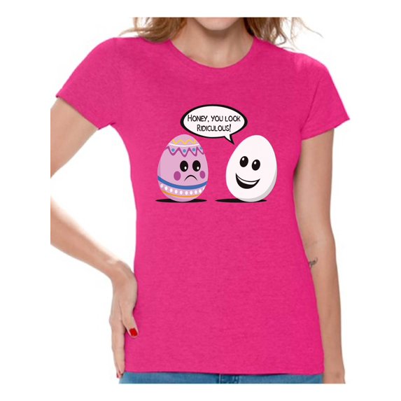 Awkward Styles Honey You Look Ridiculous Shirt Easter T Shirt Women Funny Easter Eggs Shirt Easter Egg Hunt Outfit Easter Outfit Easter Holiday Party Shirt Easter Egg Tshirt Easter Gifts for Her