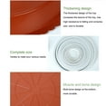 thumbnail image 3 of Flower Pot Tray Durable Large Planting Base Round Potting Bottom Drip Trays Gardening Accessories Tools Planter Red Brown 140x9.2cm, 3 of 8