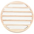 thumbnail image 1 of 1 Pc Rings Display Tray Wooden Round Ring Holder Showing Plate Jewelry Organizer Showcase Compatible With Shop, 1 of 1