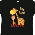 thumbnail image 4 of Inktastic My Aunt Loves Me Giraffe Boys or Girls Toddler T-Shirt, 4 of 5