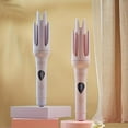 thumbnail image 3 of Ceramic-coated 32mm large wave curling iron, 7 temperature settings, 10-second rapid heating, precise temperature control, one-button automatic start, anti-scalding, 110V/220V dual voltage, US standa, 3 of 9