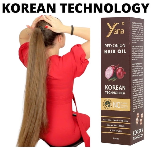 Yana Huile Capillaire aux Graines Rouges et Noires pour le Contrôle de la Perte de Cheveux / Huile Capillaire / Huile Capillaire pour Cheveux Noirs / pour Cheveux Secs / Huile pour la Pousse des Cheveux Longs / Huile Capillaire pour Cheveux Longs et Raides