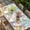 light blue-green, variant on Easter Table Cloths for 5 Foot Rectangle Tables, Spring Rabbit Ears Foot Eggs Floral Wooden Grain Patio Waterproof Elastic Fitted Tablecloths, Washable Rectangular Table Cover for Camping