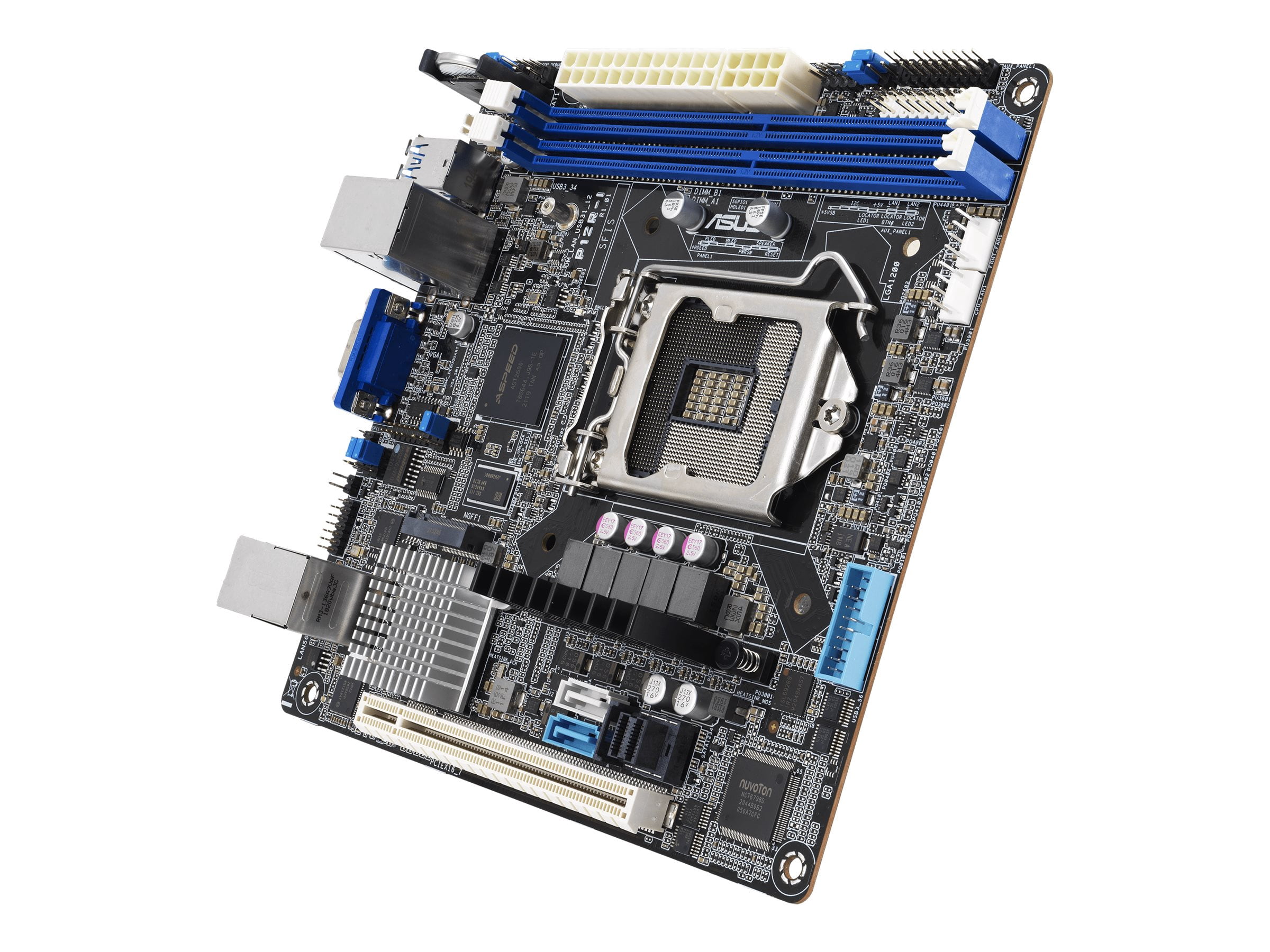 Asus P12R-I Server Motherboard - Intel C252 Chipset - Socket LGA-1200 - Mini ITX