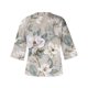thumbnail image 4 of ICHUANYI Clearance Women's Fashion V-Neck Three Quarter 3/4Sleeve T Shirt AutumnBlouse Tops Sweatshirt(Gray, XL) ICHUANYI WER2023081112124, 4 of 5