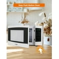 thumbnail image 5 of COMMERCIAL CHEF CHM11MW 1.1 cu. ft. Countertop Microwave with Digital Display, White, 5 of 6