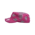 thumbnail image 3 of Top Headwear Womens Print Adjustable Cadet Cap - Pink - Studded Cross, 3 of 4