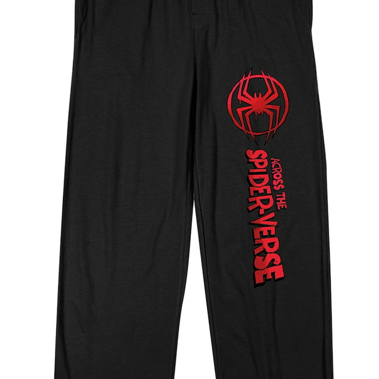 Pantalon de pyjama Marvel Spider-Man Across The Spider-Verse, Noir :  : Mode