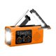 thumbnail image 2 of Radio de emergencia portátil con energía solar y conector para auriculares. Radio meteorológica con LED. Naranja, 2 of 9