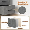 thumbnail image 3 of Dresser for Bedroom, Tall Storage Drawers, Fabric Storage Tower with 9 Drawers, Chest of Drawers with Fabric Bins, 3 of 8