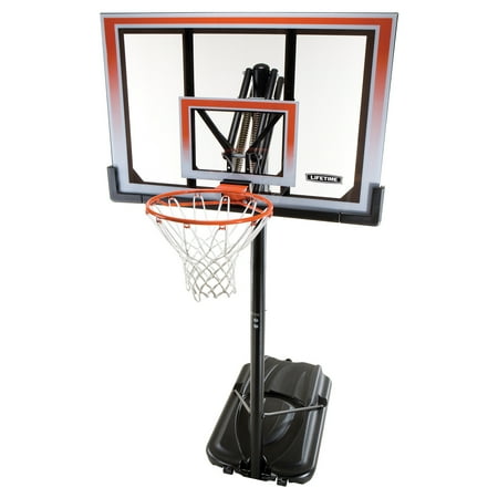 Lifetime New Adjustable Portable Basketball Hoop (50-inch Polycarbonate) - 71566