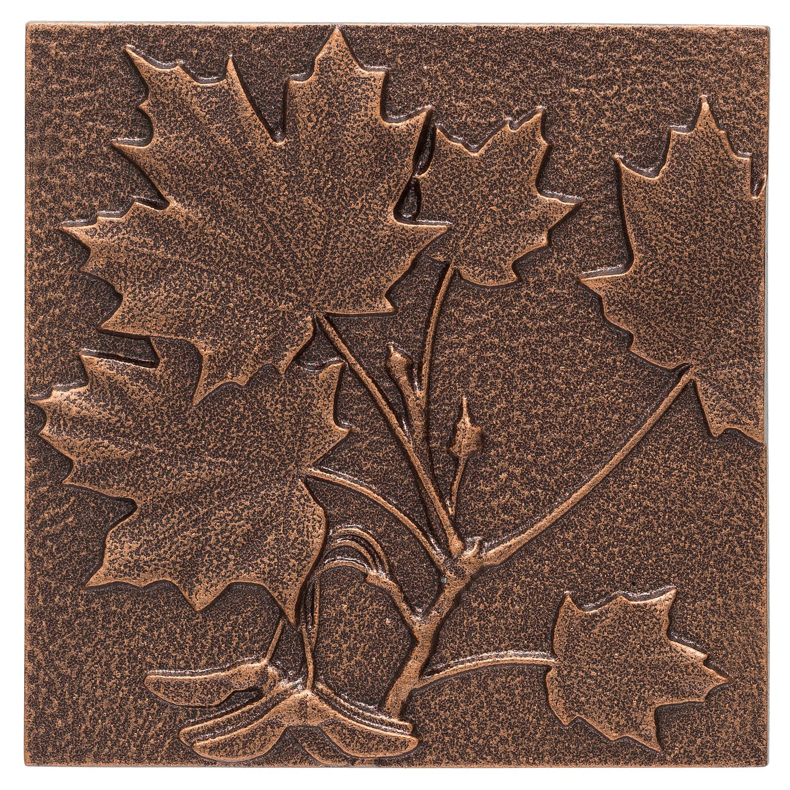 whitehall products maple leaf wall decor, antique copper - Walmart.com