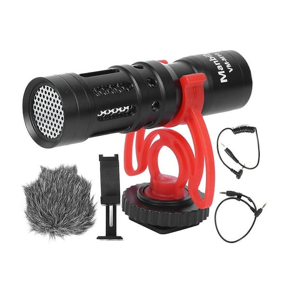 Manbily VM M10 Aluminium Alloy SLR Camera Professional Video Interview Mobile Phone Photography Recording Microphone for Nikon Canon