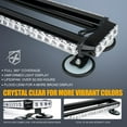thumbnail image 2 of Xprite Pursuit 26" LED Series Rooftop Strobe Light with Magnetic Base - White Amber, 2 of 7