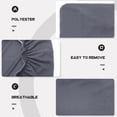 thumbnail image 3 of OUNONA sofa cushion slipcover Sofa Cushion Cover Dark Grey 1 Piece Prevent Tears for Hotel Owners, 3 of 8