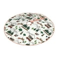 thumbnail image 2 of Bingfone Christmas Tree Skirt Mat Christmas Decoration Interior 48" -Camping Caravan 2, 2 of 6