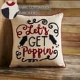 thumbnail image 5 of VHC Brands Patriotic Let's Get Poppin Pillow 18x18, Independence Day Decor, Fireworks Celebration, Embroidered Cotton Pillow, Perfect For Bedroom, Entry, Living Room, Square Shape, Americana, Natural, 5 of 6